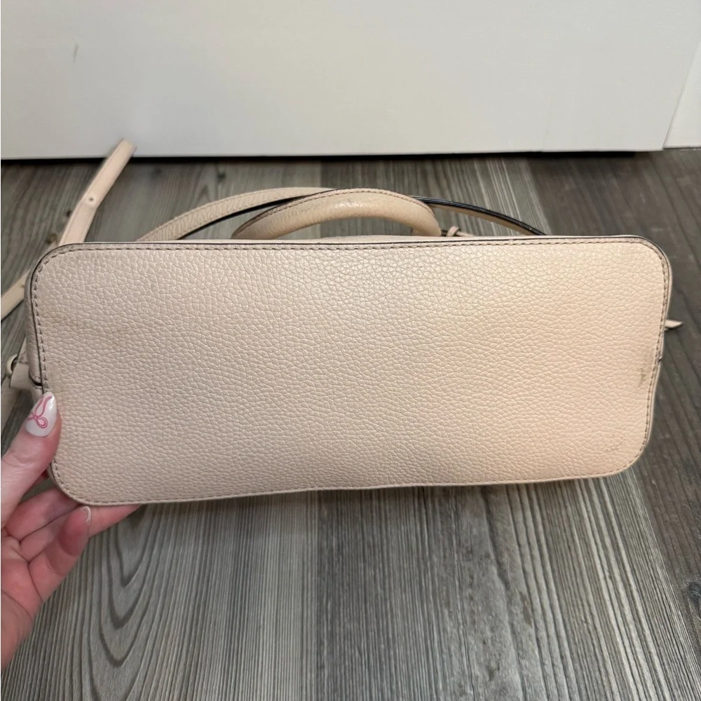 Kate Spade McCall Street Carli Tassel Satchel Crossbody Bag Light Pink Buff
